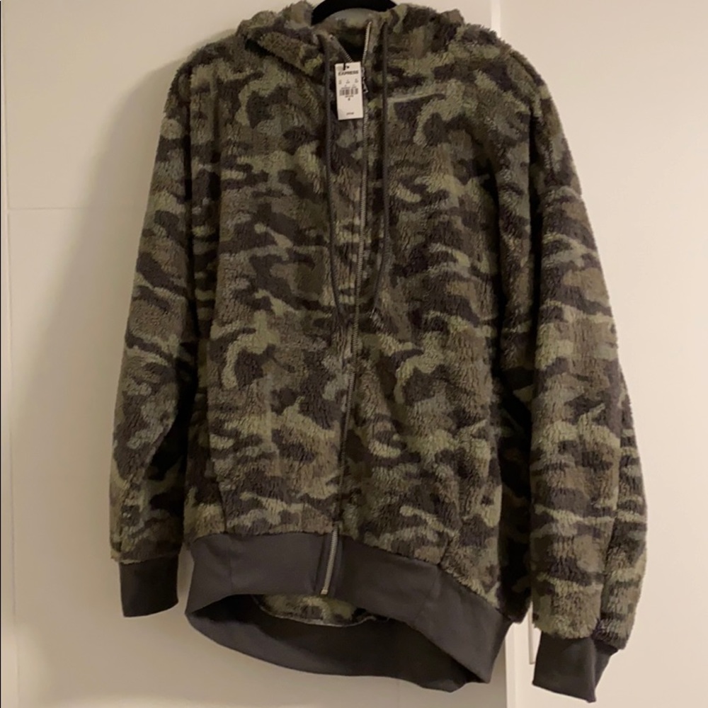 Cozy Express Camouflage Zip Fleece - Sz M